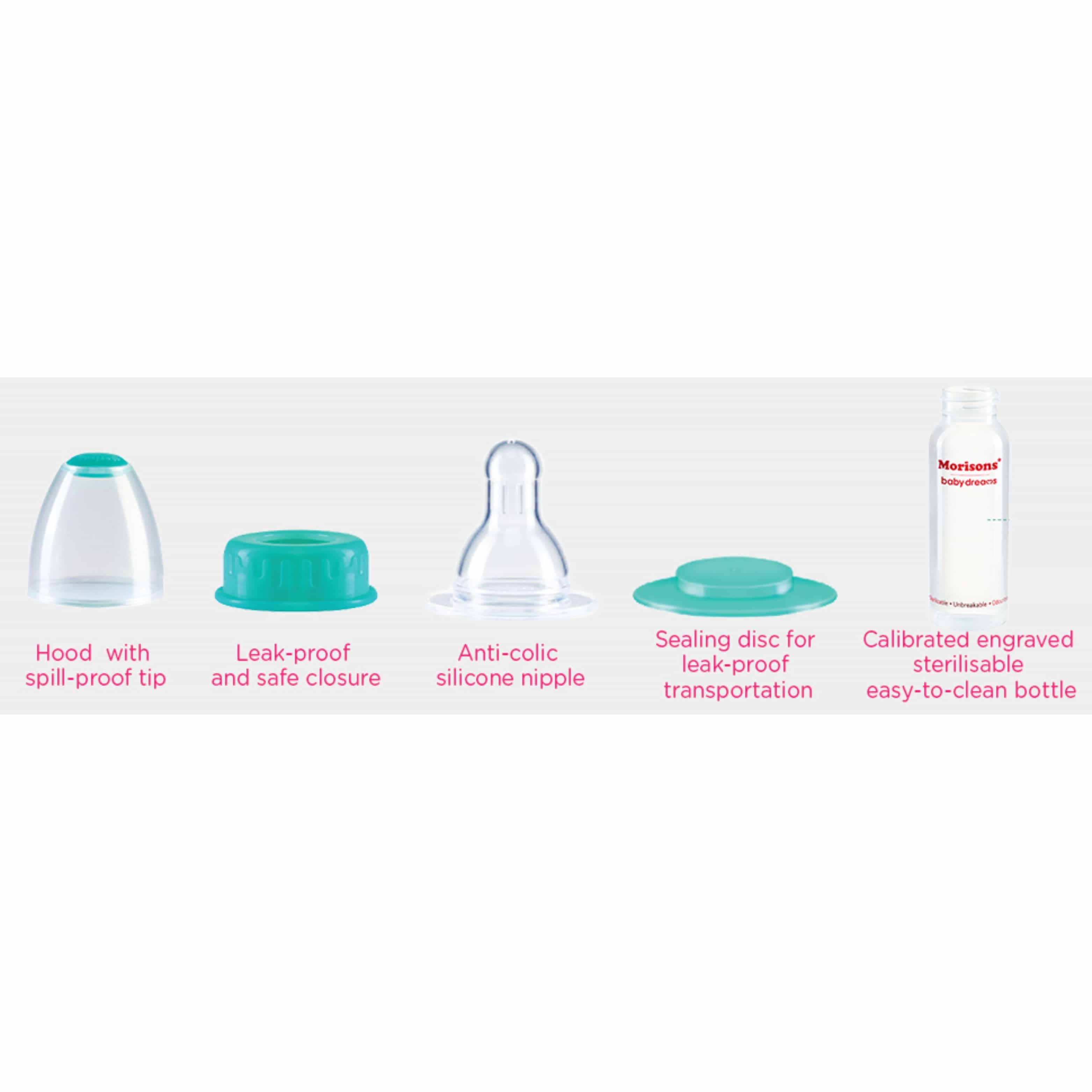Morisons Feeder Bottle Regular 250ml [1x12x10] (INR 119|NPR 190.40) 2