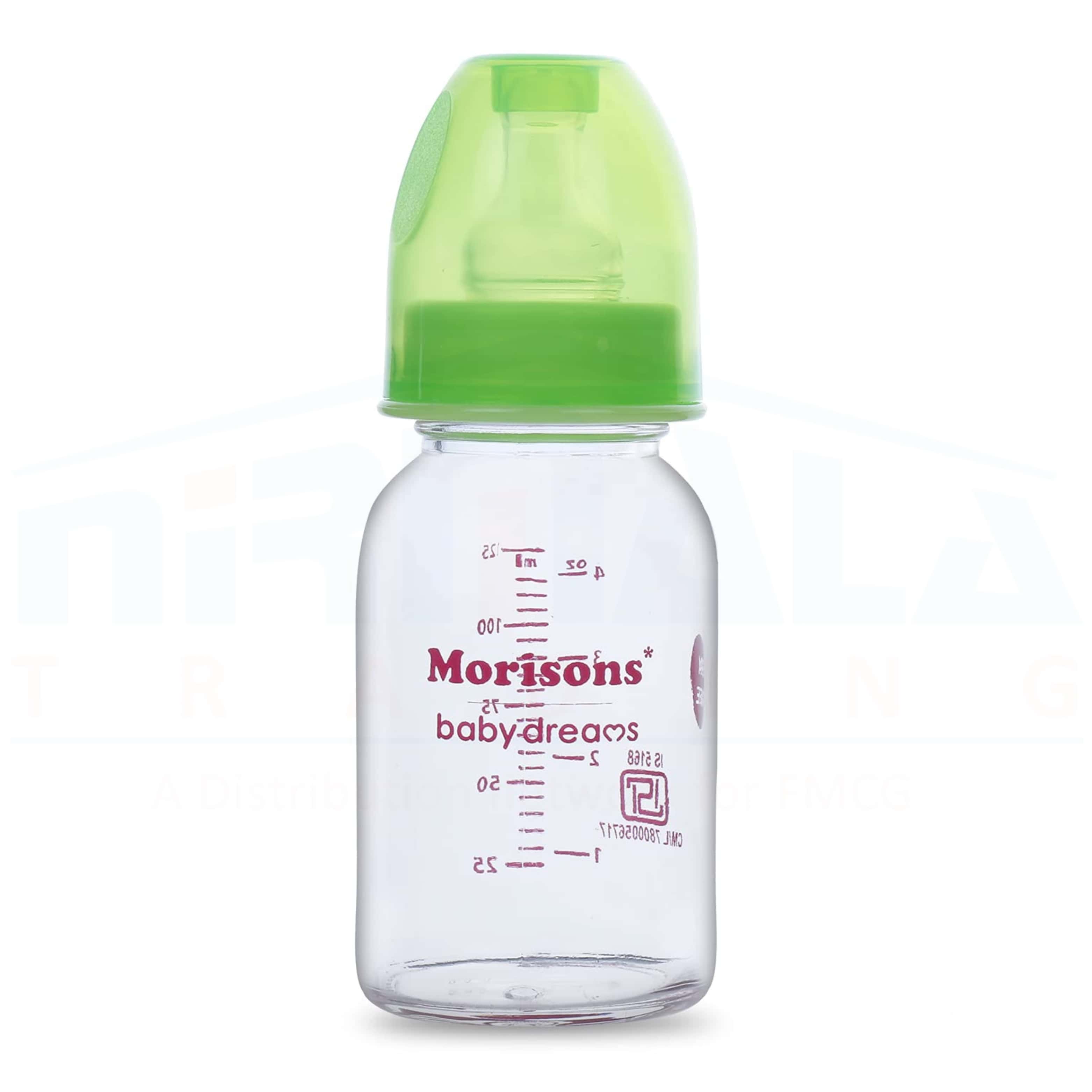 Morisons Feeder Bottle Glass 125ml [1x6x6] (INR 309|NPR 494.40) view 3