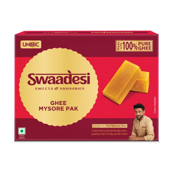 Swaadesi Ghee Mysore Pak 200gm [1x24] [NPR 655]